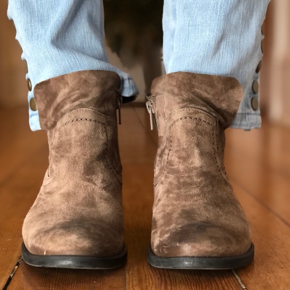 ♥️PAUL GREEN BOSTON BOOTIES BROWN ♥️ - Picture 2 of 15